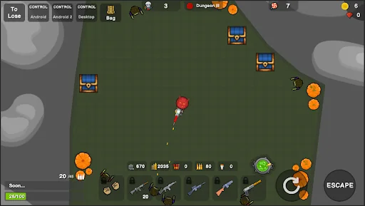 Zombie Battle Royale : 2D Towe screenshot 4