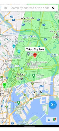 Azimuth Map