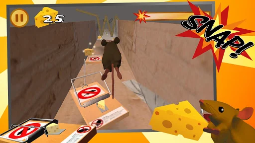 Snappy Mouse Run - Dizzy Chase screenshot 1