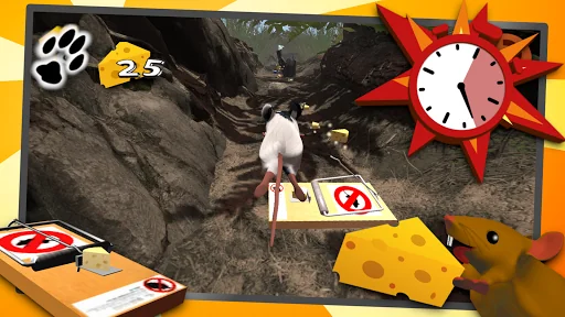 Snappy Mouse Run - Dizzy Chase screenshot 3