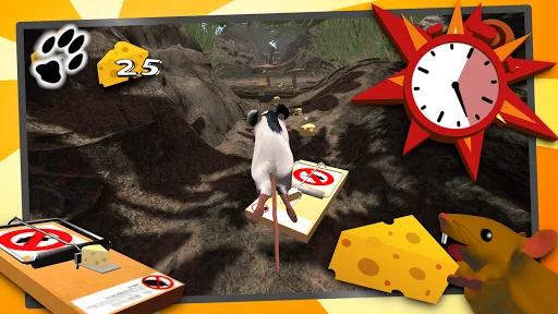 Snappy Mouse Run - Dizzy Chase screenshot 4