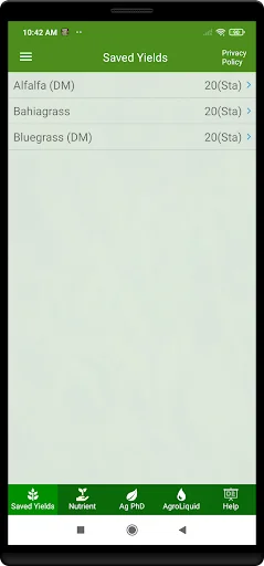 Fertilizer Removal By Crop screenshot 4