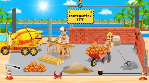 Beach House Construction Games