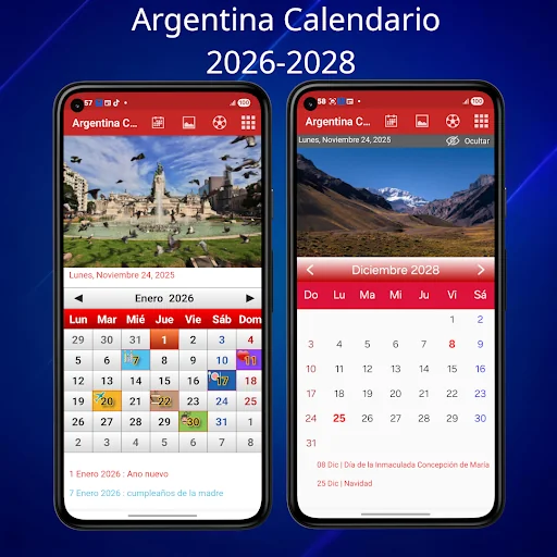 Argentina Calendario 2026 screenshot 1