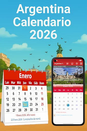 Argentina Calendario 2026 screenshot 2