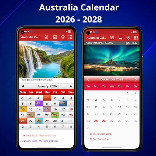 Australia Calendar 2026