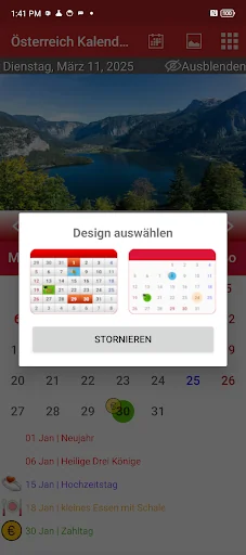 Österreich Kalender 2026 screenshot 2