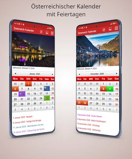 Österreich Kalender 2026 screenshot 3