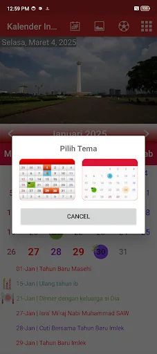 Kalender Indonesia screenshot 3