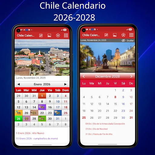 Chile Calendar 2026