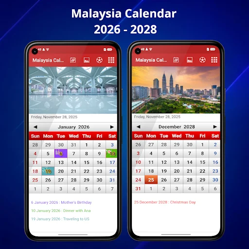 Malaysia Calendar 2026