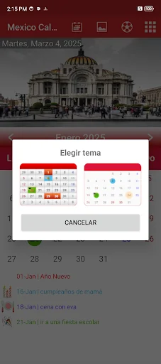 Mexico Calendario 2026 screenshot 4
