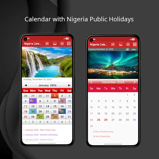 Nigeria Calendar 2026