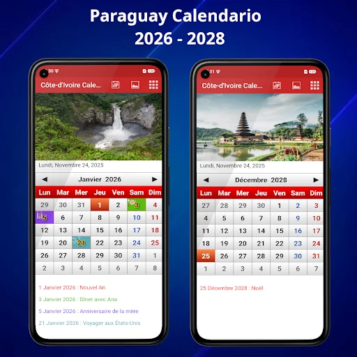 Paraguay Calendario 2023