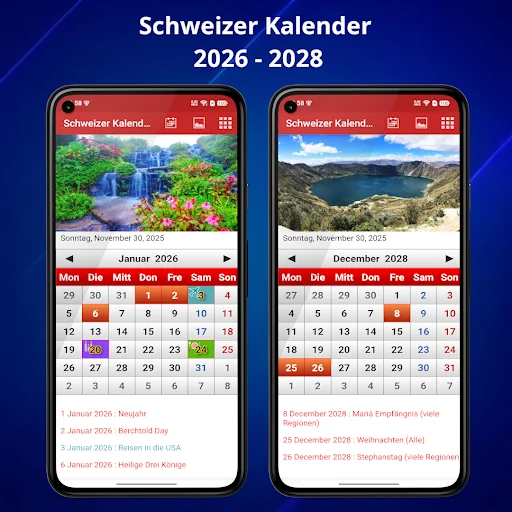 Switzerland Calendar 2023