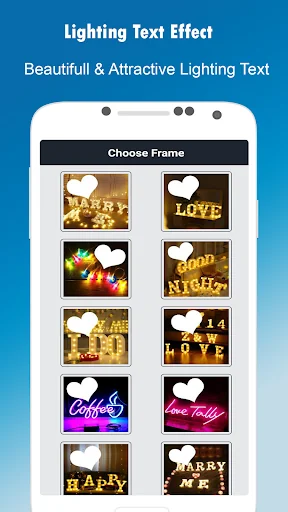 Love collage photo frame