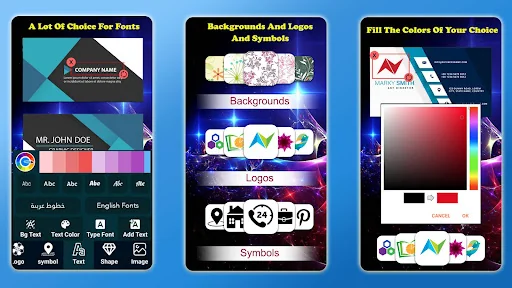 Business Card Maker with photo screenshot 3