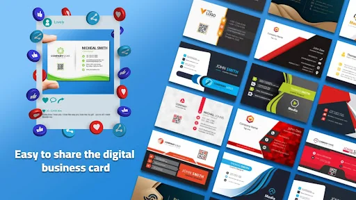 Business Card Maker with photo screenshot 4