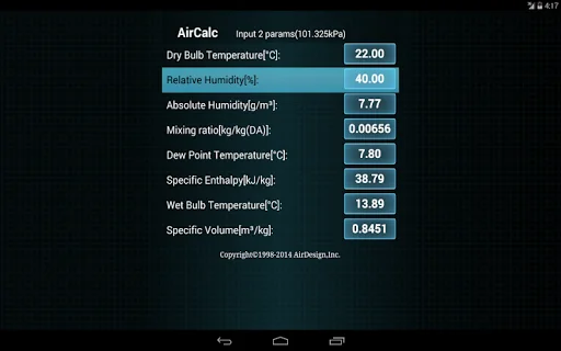 AirCalc for Android screenshot 4