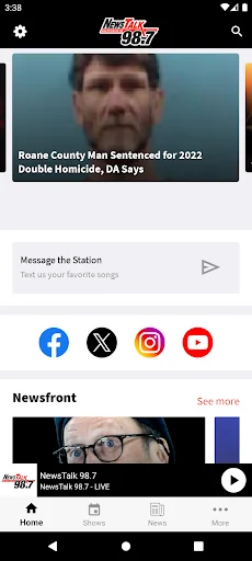News Talk 98.7 WOKI screenshot 1
