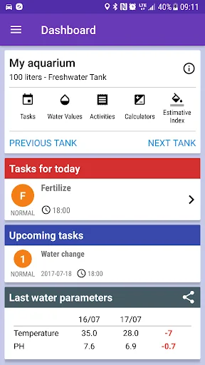 Aquarium Assistant screenshot 2