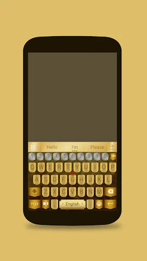 ai.keyboard Gold theme screenshot 1