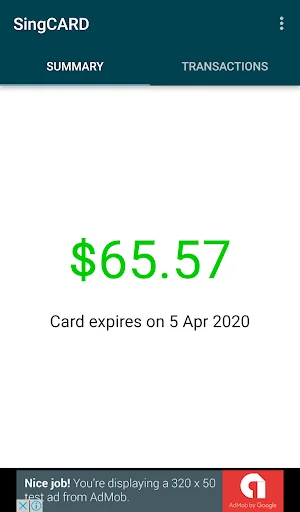 SingCARD: Reader for EZ-Link screenshot 2