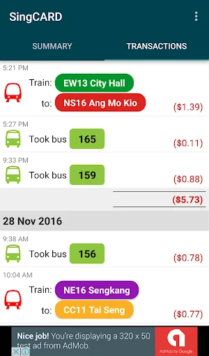 SingCARD: Reader for EZ-Link screenshot 3