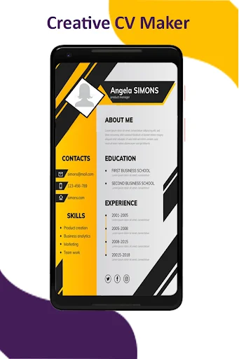 CV Maker App : Resume Maker screenshot 1