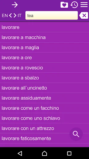 English Italian Dictionary screenshot 4