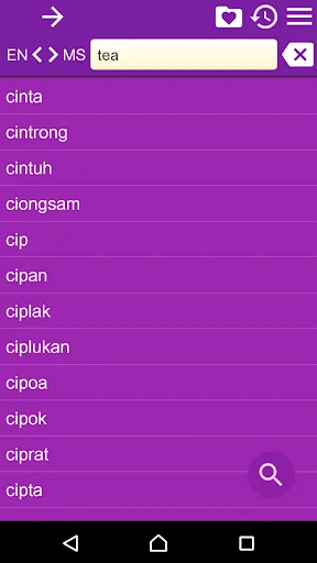 English Malay Dictionary screenshot 4