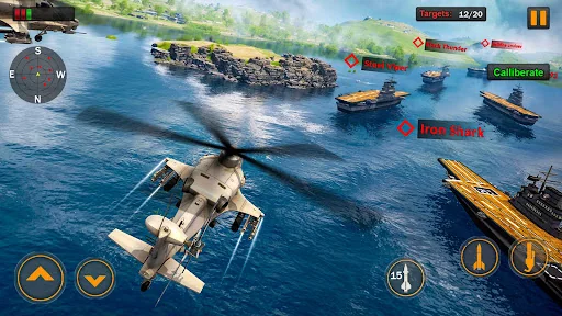 Gunship Helicopter War game screenshot 4