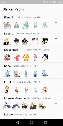 Anime Stickers for Whatsapp