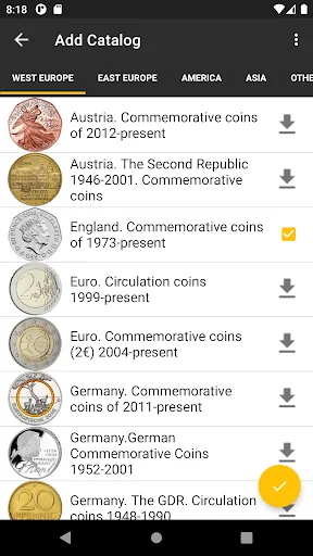 My Coins (Numismatics) screenshot 1