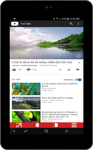 Minimizer for YouTube