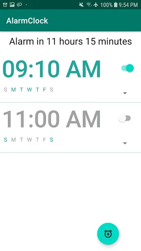 Radio Alarm Clock screenshot 1