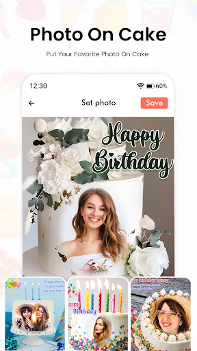Name Photo On Birthday Cake