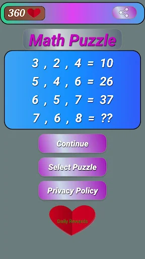 Brain Math Puzzles