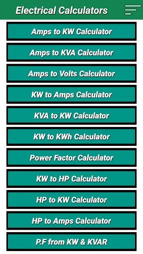 Electrical Calculators