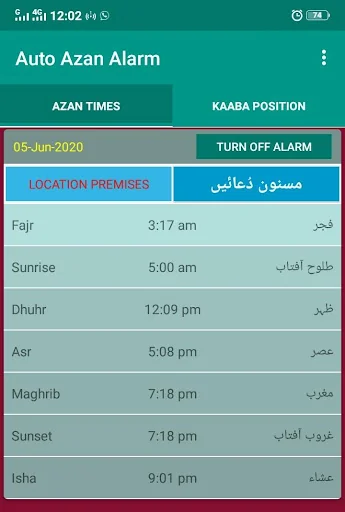 Auto Azan Alarm screenshot 3