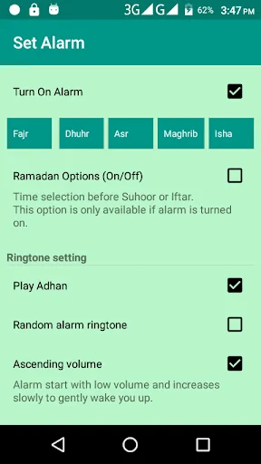 Auto Azan Alarm screenshot 4