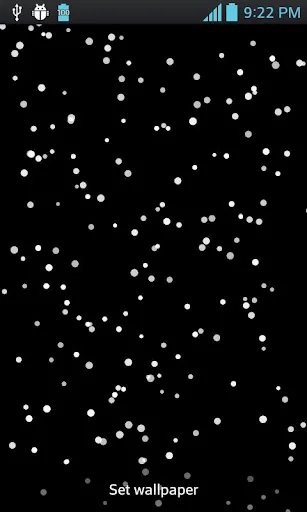Simple Snowfall Live Wallpaper