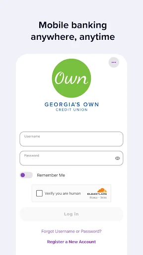Georgia's Own Mobile Banking
