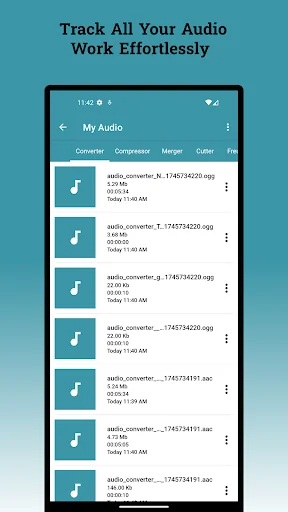 All Audio Converter - MP3,MP4 screenshot 3
