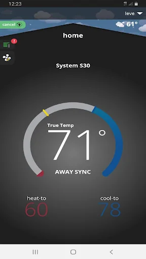 Comfort Sync® Thermostat screenshot 4