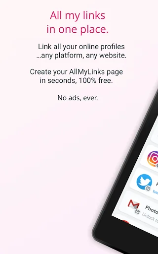 AllMyLinks: your link in bio screenshot 3
