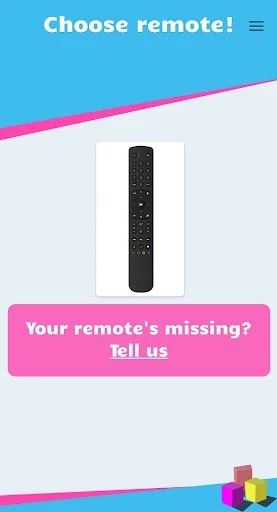 Remote control for Ooredoo TV