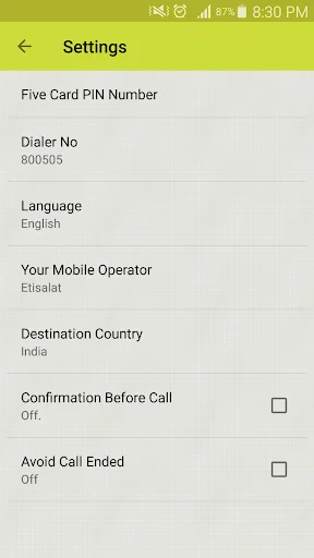 Five Card Dialer screenshot 3