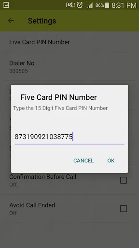 Five Card Dialer screenshot 4
