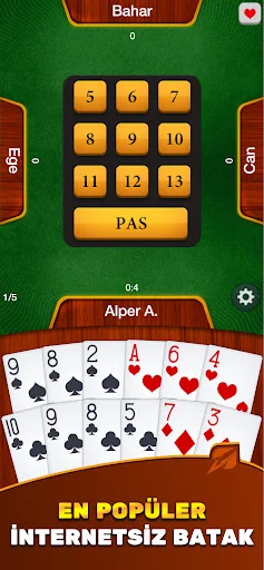 Batak HD - İnternetsiz Batak screenshot 1